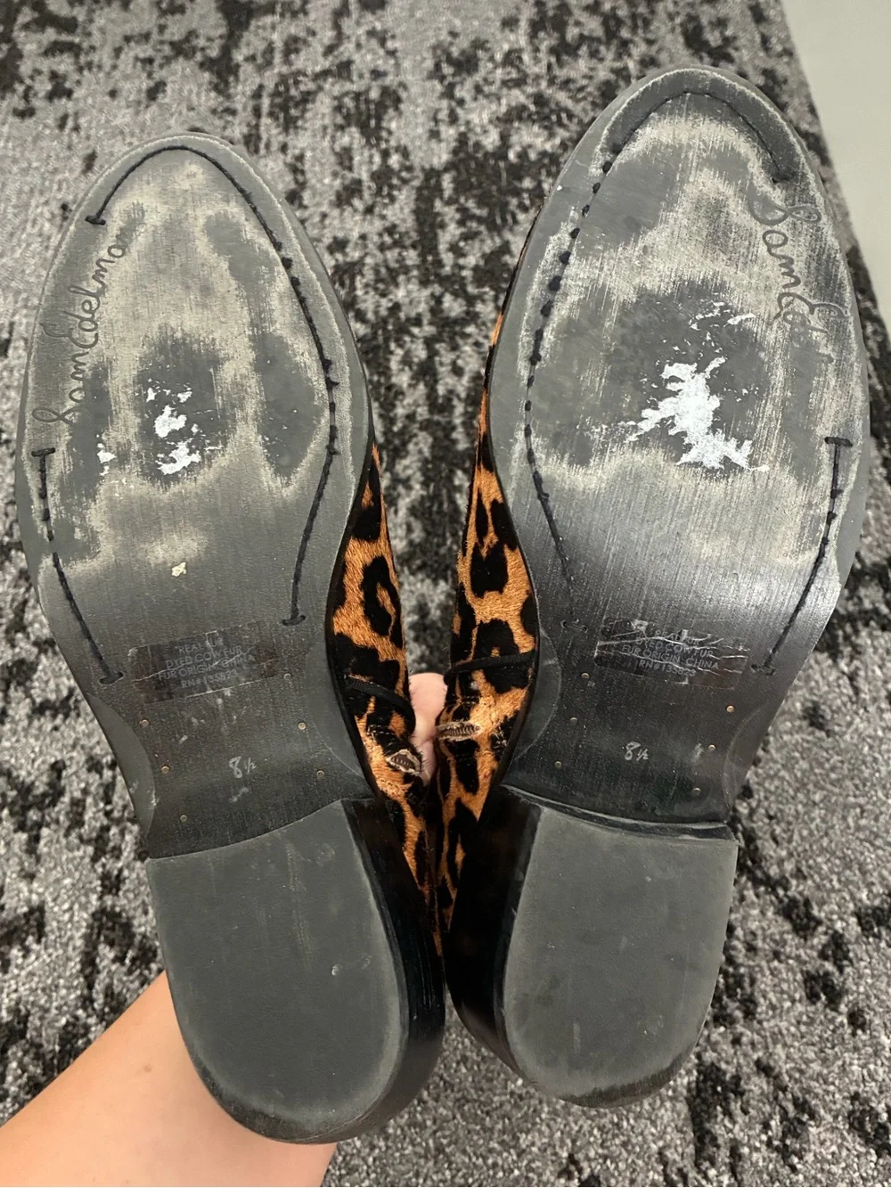 Sam Edelman Petty Leopard Brahma Ankle Boots